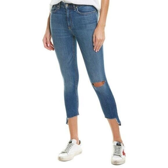 NWT Rag &‎ Bone Jeans Nina High Rise Ankle skinny Jeans, Size 31 - Picture 13 of 16